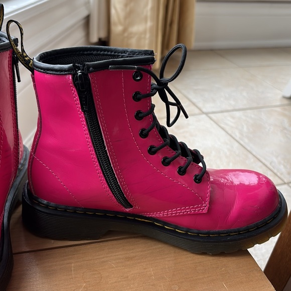 Doc Martens Air Wair Pink 8 hole Boots - Picture 6 of 11